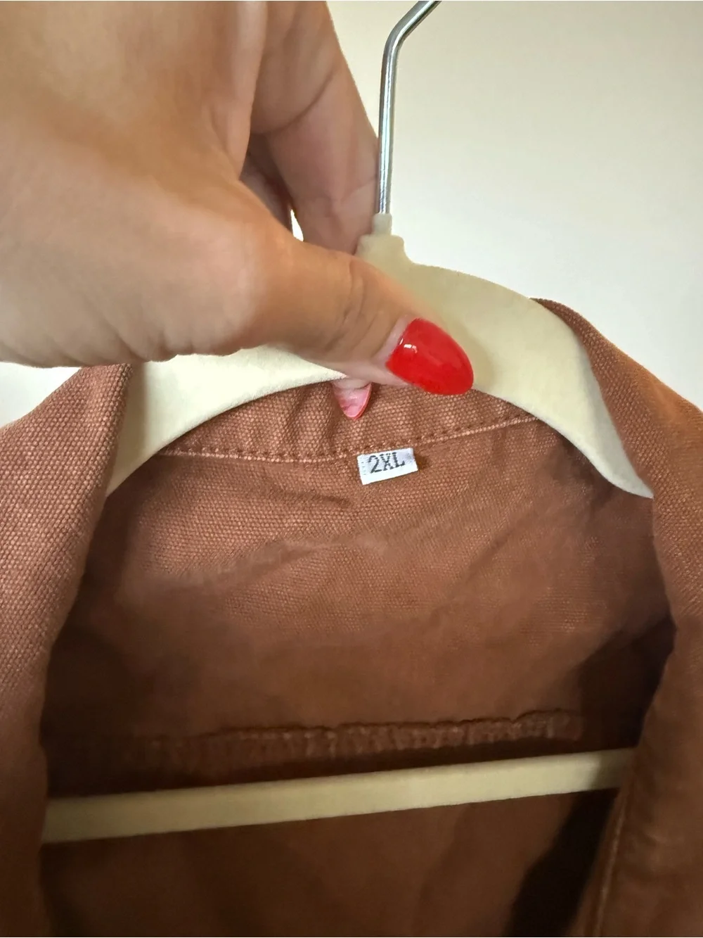 Carhartt Rust Brown Canvas Jacket